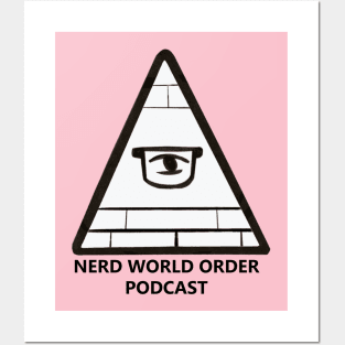 Cartoon NWO Pyramid Posters and Art